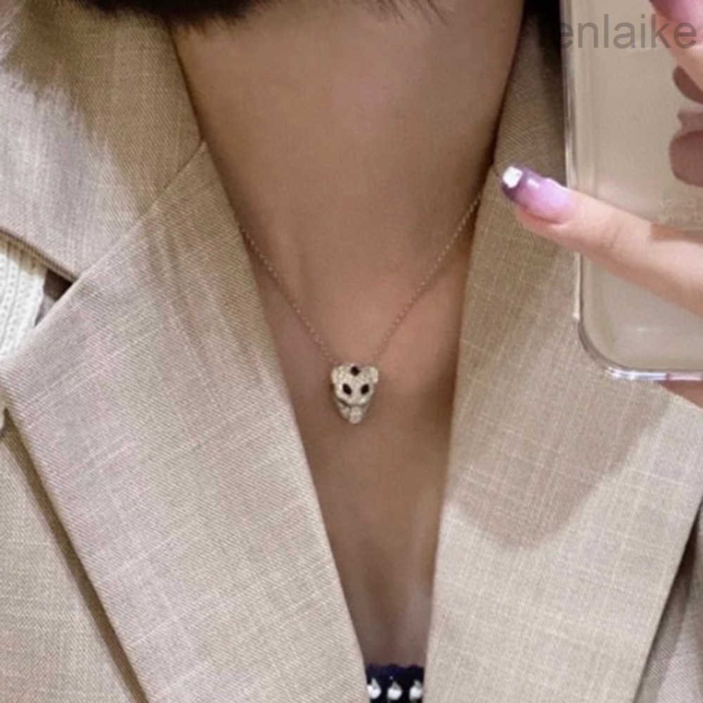 Designer Necklace panthere necklace for women designer for man diamond Emerald fine silver Gold plated 18K 925 silver highest diamond jewelry classic style premium