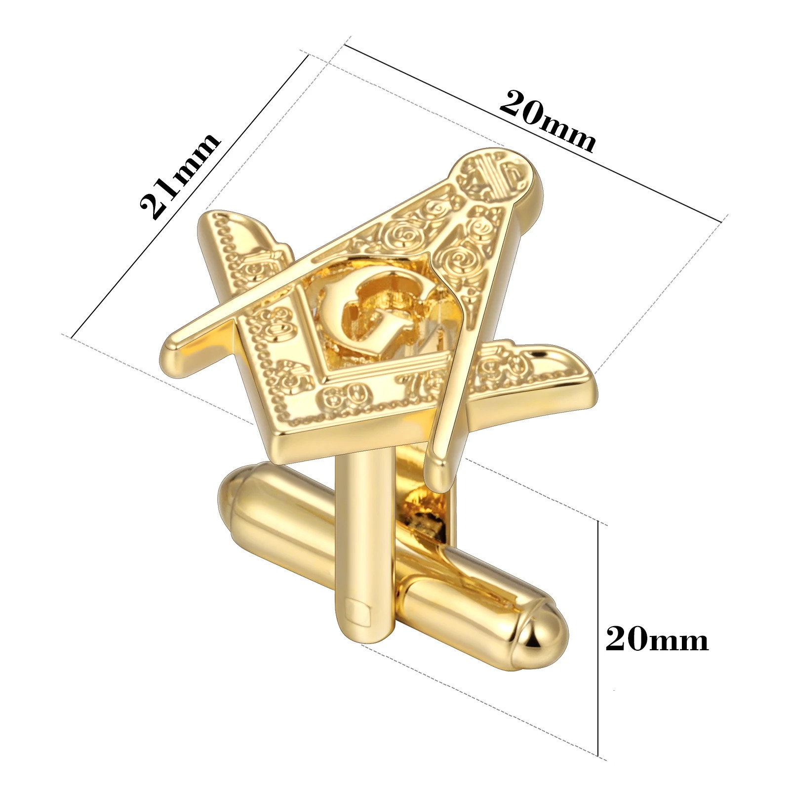 Freemason Masonic Tie Clip or Cufflinks for Men Mens tie clip Jewelry AccessoriesMasonic Members 250715