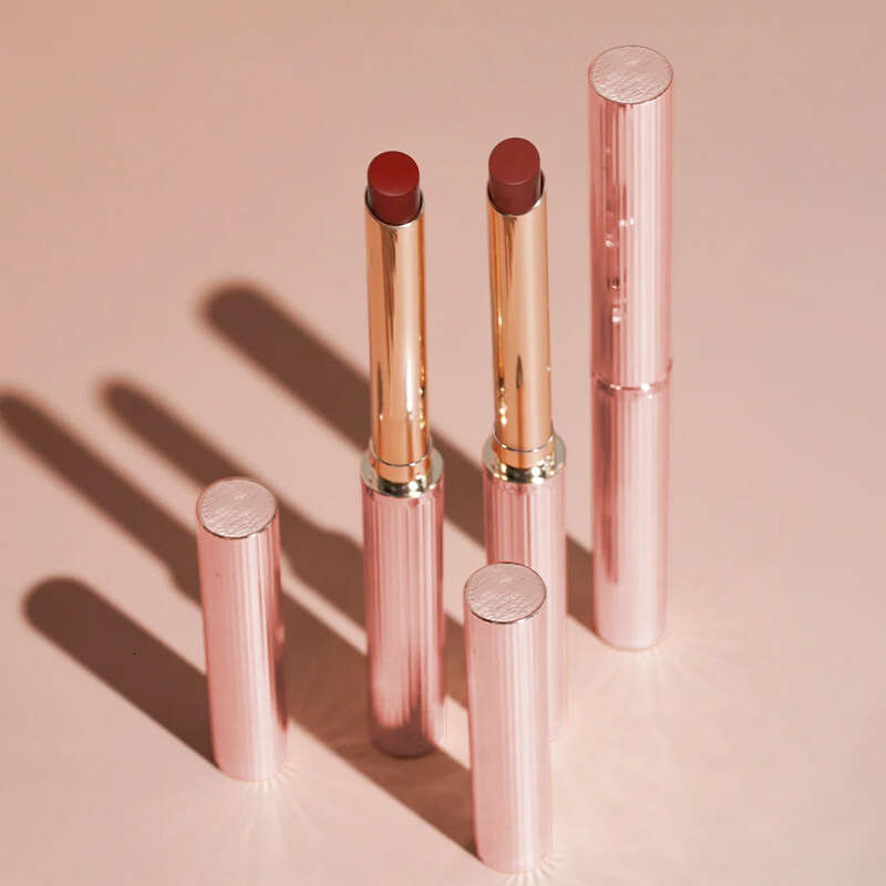 Magic Color Striped Small Stiletto Water Glossy Mirror Glaze Solid Gloss Nude Moisturizing Lipstick Lip Mud X250719