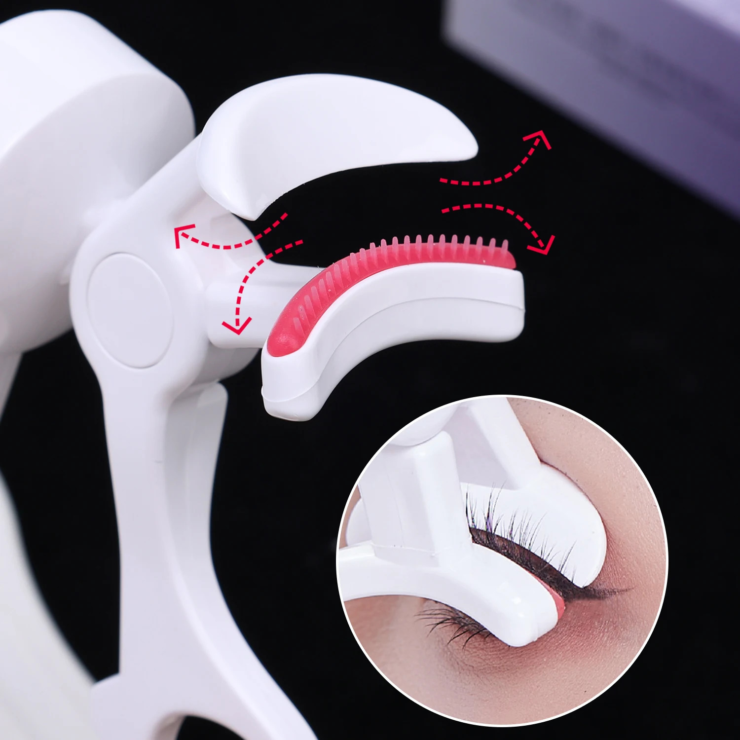 Long Lasting Electric Eyelash Curler Intelligent Temperature Rechargeable Electric Heated Comb Eye Lash Natural Curling Eye Tool 250716