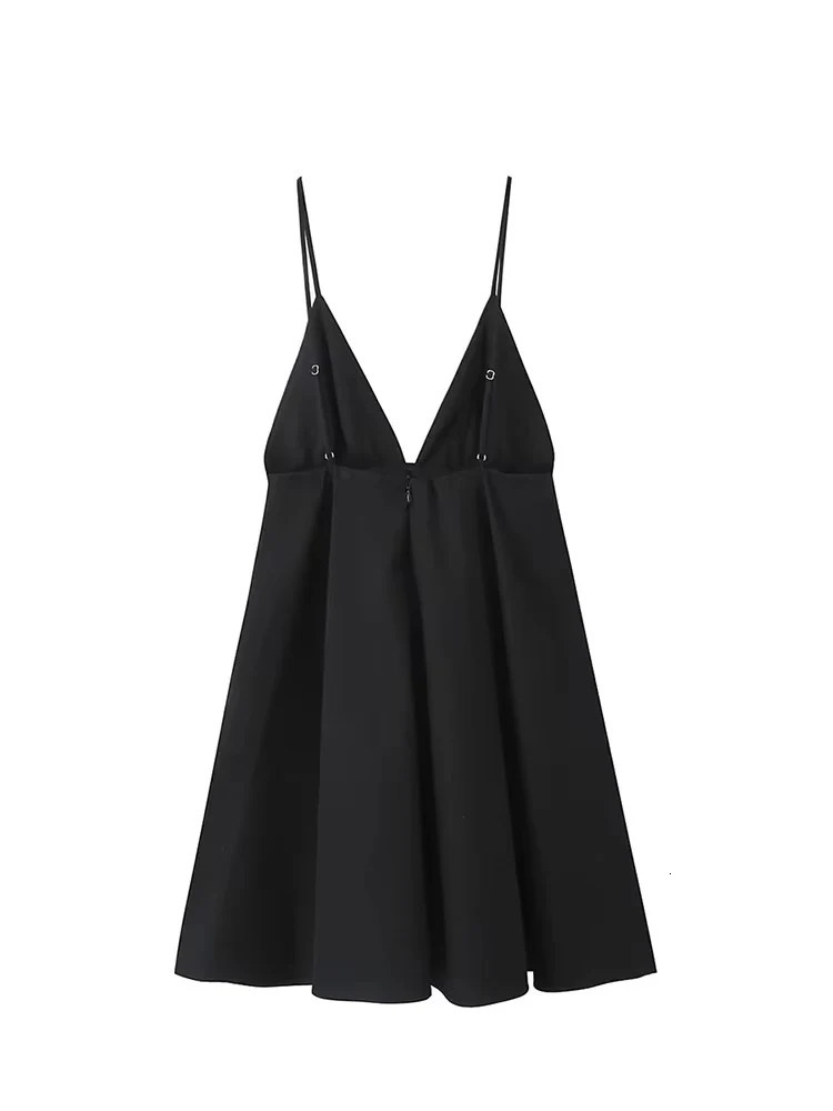 TFMLN Womens Dress Black Off Shoulder Short Female Dresses Fashion Sexy V Neck Club Elegant and Beautiful Ladies ALine 250717