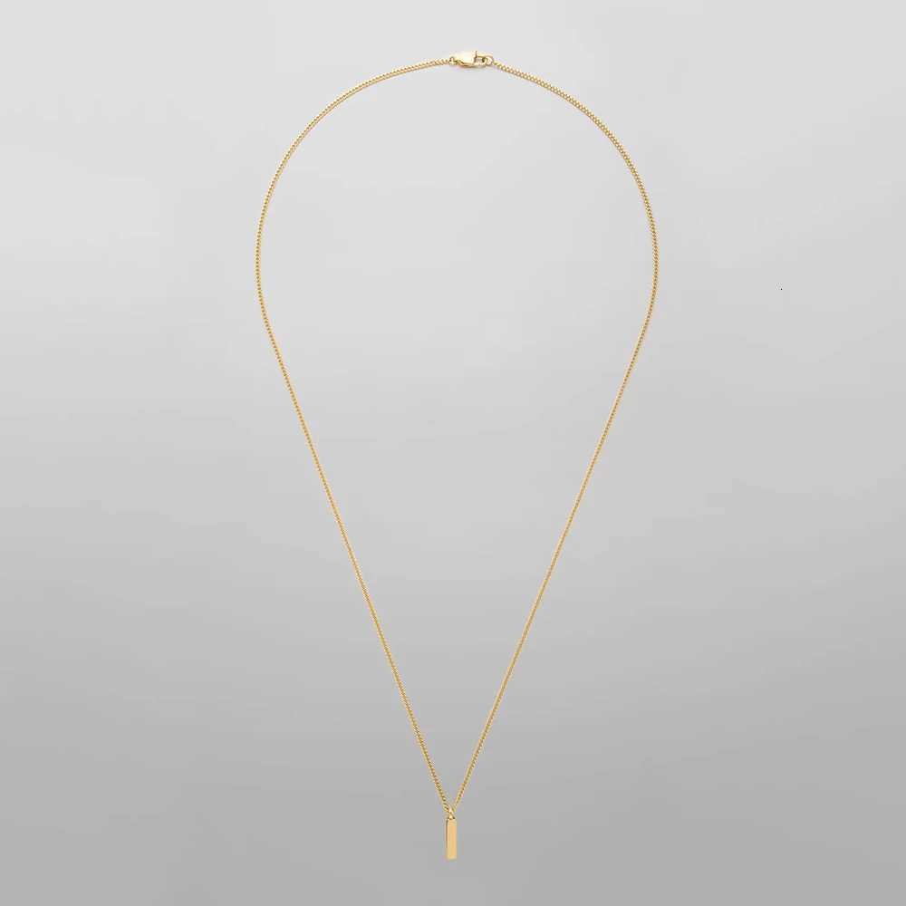 Anco Minimal Pendant Necklace Stainless Steel Mens Titanium Steel Chain Collar Chain Jewelry Wholesale Direct W250718