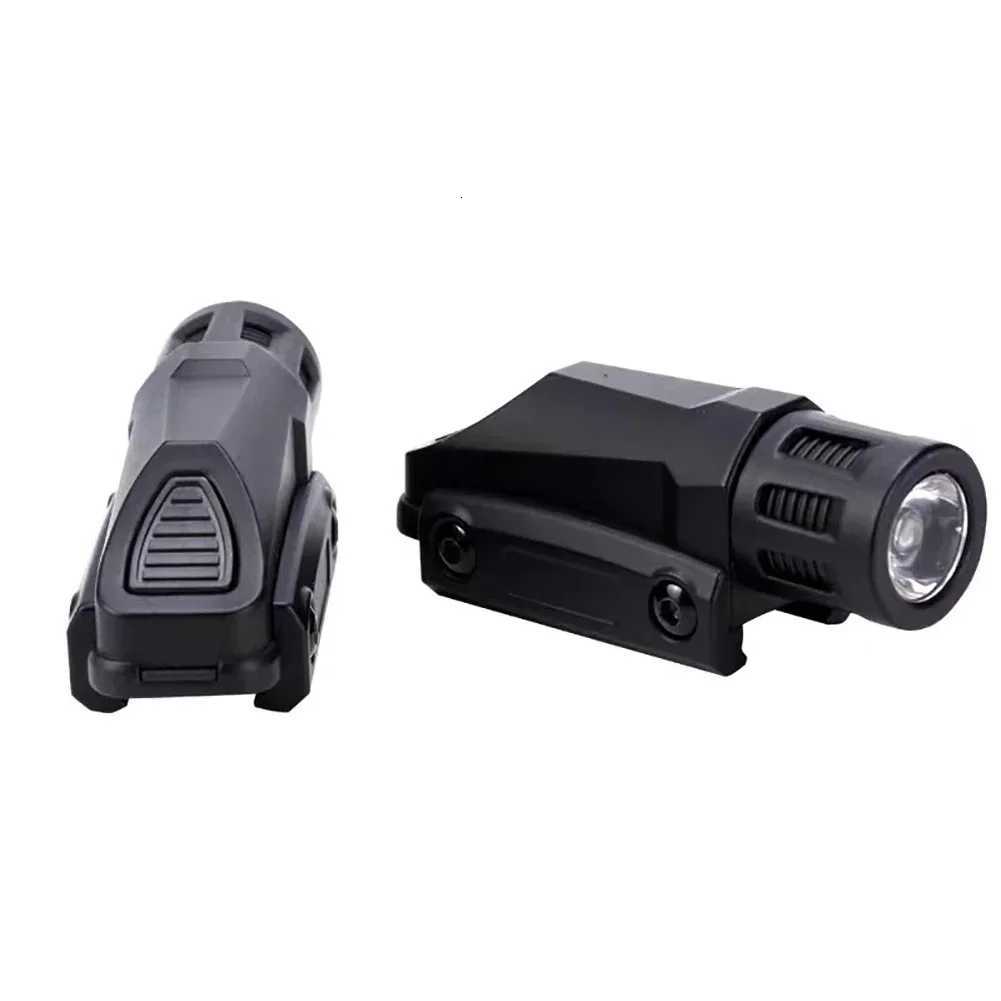 Weapon Gun Light Flashlight For M416/M1911/ Glock G18 Airsoft Pistol Rif Fit 20mm Weaver Picatinny Rail Hunting Flashlight XJ250718