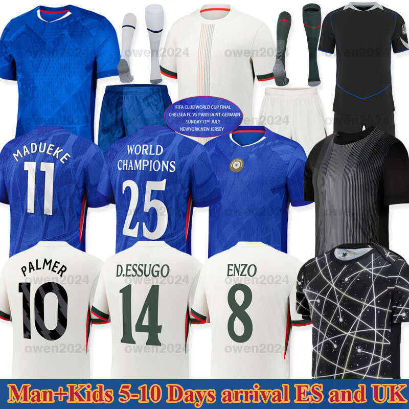 25 26 chelseas fc jersey Cole CAICEDO Palmer Jadon Sancho Enzo Fernandez jersey Marc Cucurella Mykhailo Mudryk kit kids Football Shirt cfc jersey