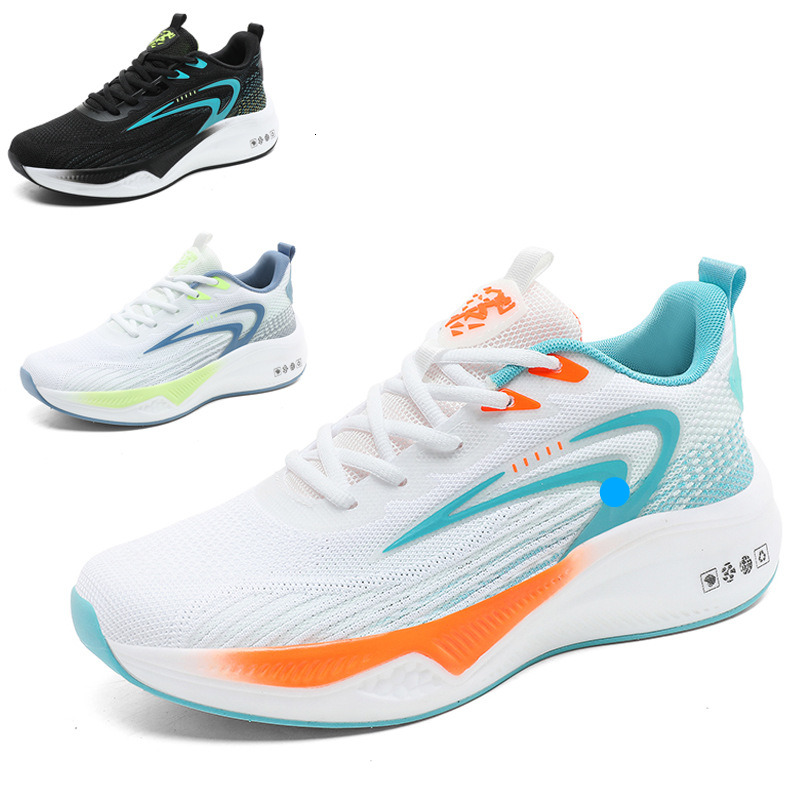 Size Carbon Plate Sports Casual Men's Extra Large Running Mesh Shoes New Summer Breathable Professional Shock Absorption