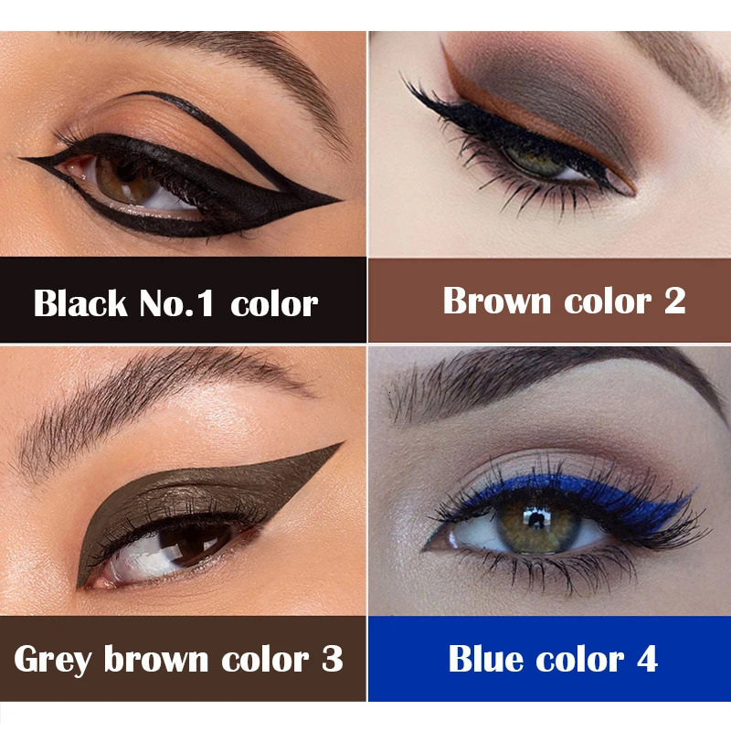 Black Brown Liquid Eyeliner Waterproof Long Lasting Eye Liner Pencil Quick Drying Not Bloom Natural Eyeliner Liquid Pen Cosmetic 250716