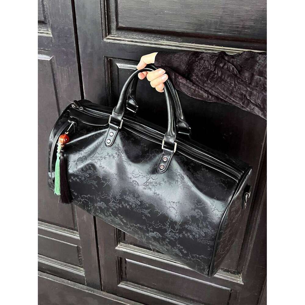 Silk Travel New Printed Old Money Gym Chinese Style Carry On Lage Bag