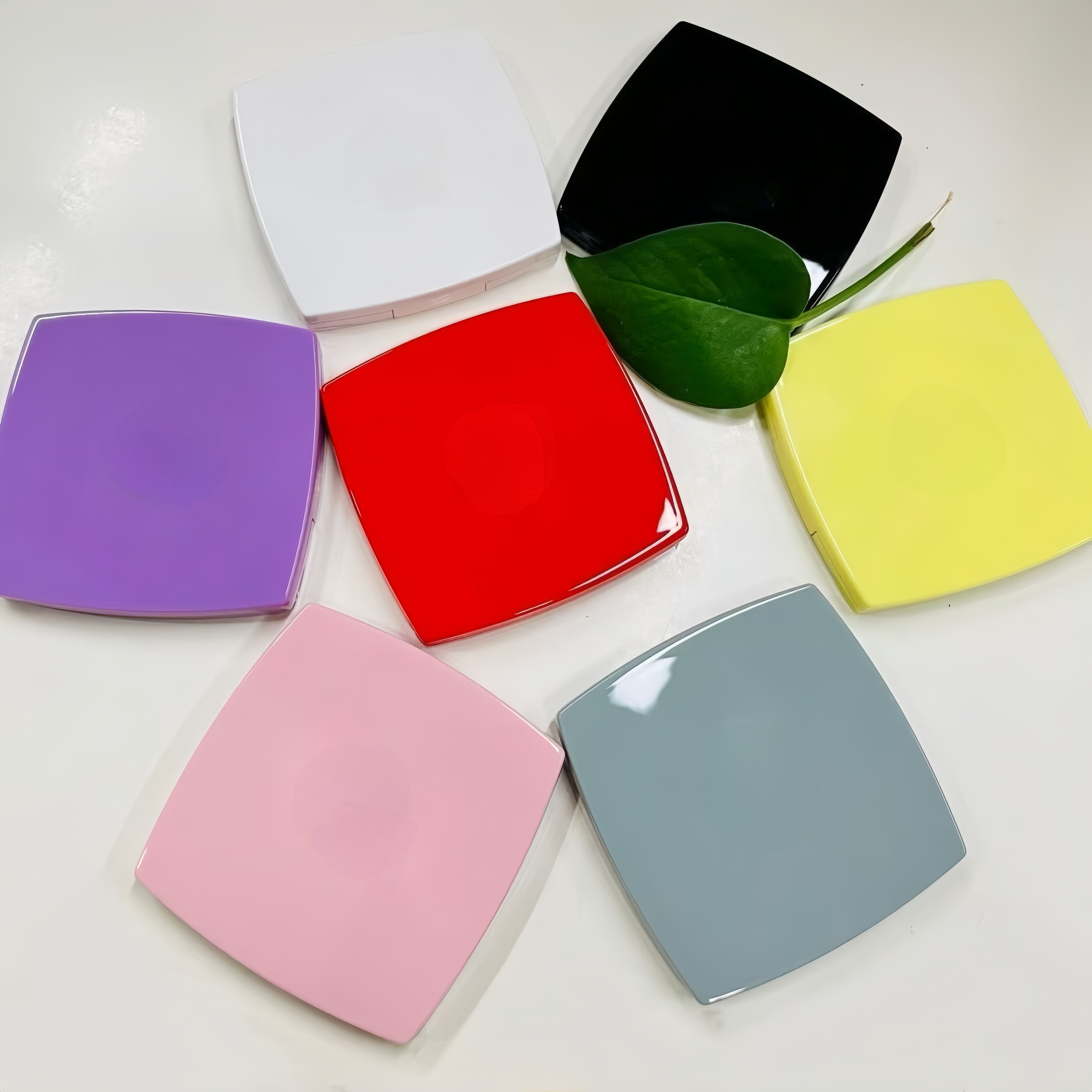 Brand Miroir Double Facettes Double Mirrors DUO Makeup Mirror With Dusk Bag Compact Mirrors Makeup Tools