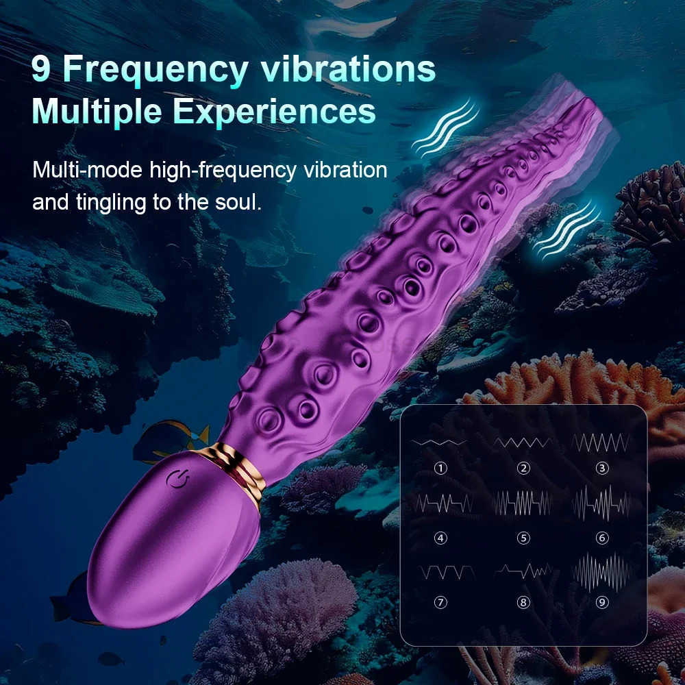 Octopus Tentacle Anal Vibrator Female G-Spot Clit Vagina Stimulation 360 Rotation Silicone Dildo Masturbation Sex Toys Women Z250719