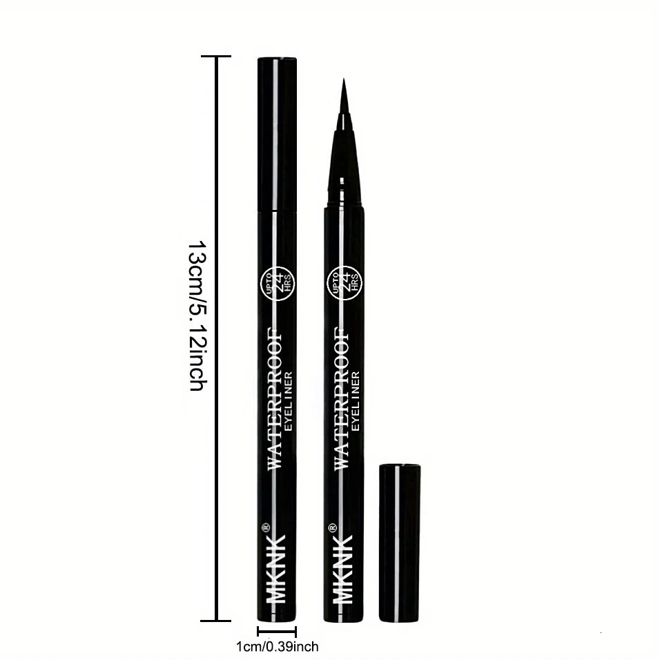 10pcs Waterproof Black Eyeliner Pens-Smooth Fast-Drying Long-Lasting Makeup with Sweatproof Formula Perfect for Bold 250716