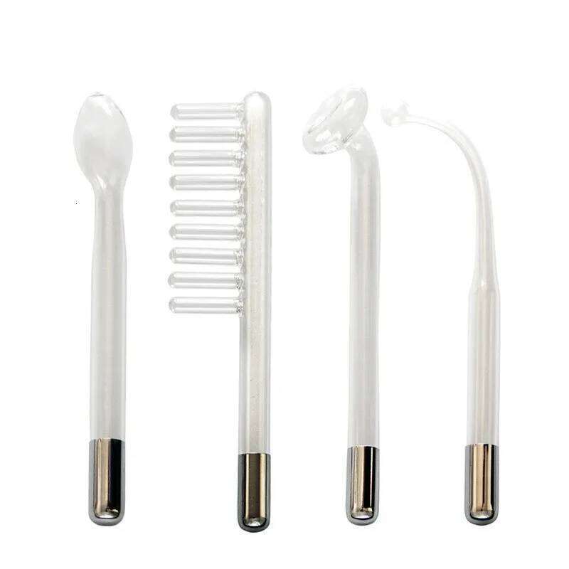 Portable High Frequency Electrodes Glass Tube for Facial Body Wand Acne Spot Wrinkle Removal Skin Care Beauty Tools