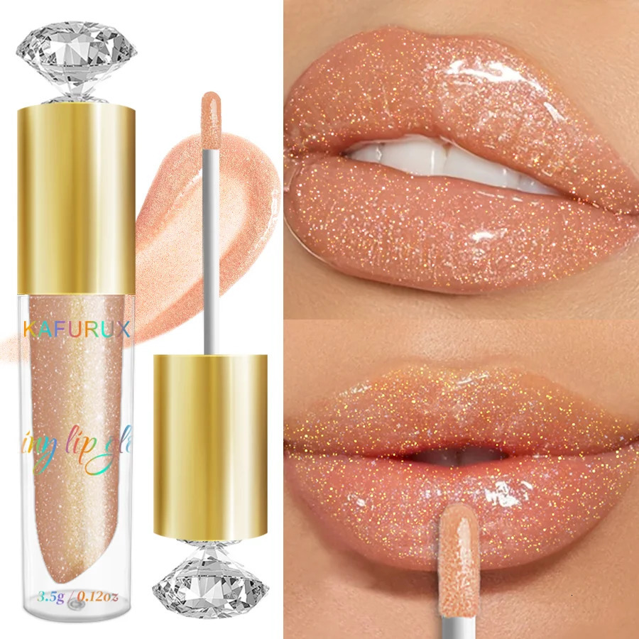 9 Colors Moisturizing Diamond Shimmer Glitter Lip Gloss Makeup Sparkling Glitter Liquid Lipstick Pearl Lip Gloss Sexy Lip 250717
