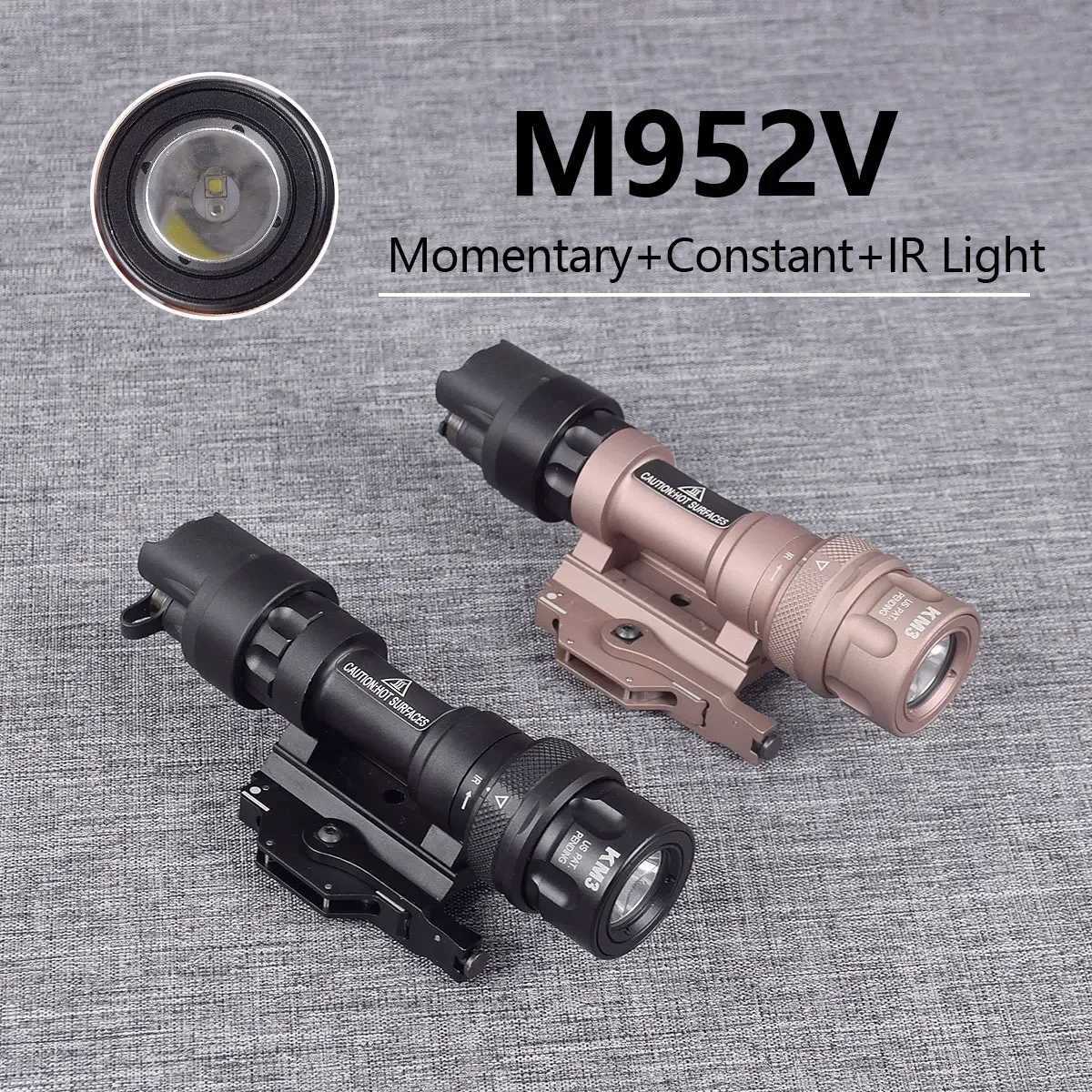 Tactical SF M951 M952 M952V IR Scout Weapon Light Cover Gun D Flashlight Switch AR15 M4 Rif Airsoft Torch Hunting Gun Lamp XJ250718