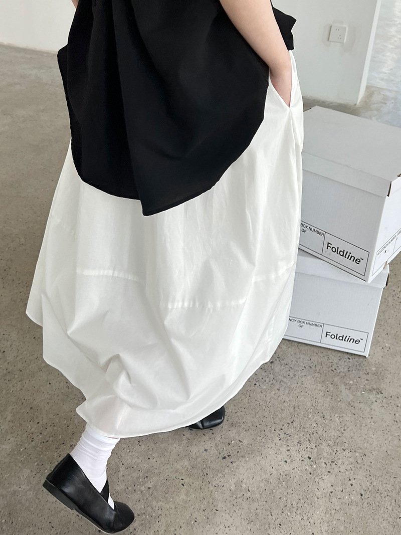 CL52205 Skirt New Summer High Waist Slimming A-line Skirt Loose Hip Covering Umbrella Skirt Fairy Skirt