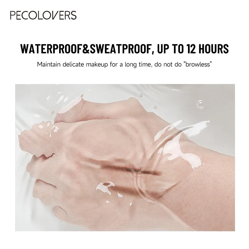 Black Double-ended Eyebrow Pencil Is Naturally Waterproof Sweat-proof and Smudge-proof Suitable for All Skin Colors 250712