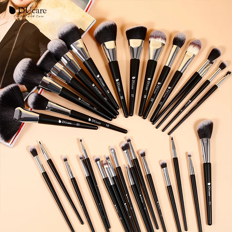 DUcare Professional Makeup Brush Set 1032Pc Brushes Kit Synthetic Hair Foundation Power Eyeshadows Blending Beauty Tools 250716