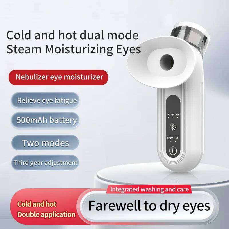 Mini Heated Nano Mist Sprayer Electric Steamer With Warm Compress Moist Relief Dry Eyes Portable Eye Mister Drops Tool