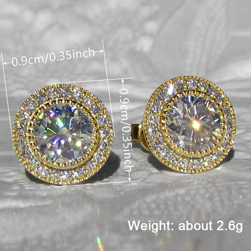 80 Dainty Small Round CZ Stud Earrings for Women Simple and Elegant Daily Wear Ear Piercing Accessories Statement Jewelry XJ250718