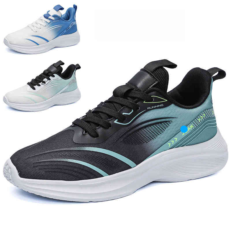 Large Size Men's Sneakers Autumn New Breathable Mesh Lightweight Casual Soft Sole Shock Absorption Running Shoes