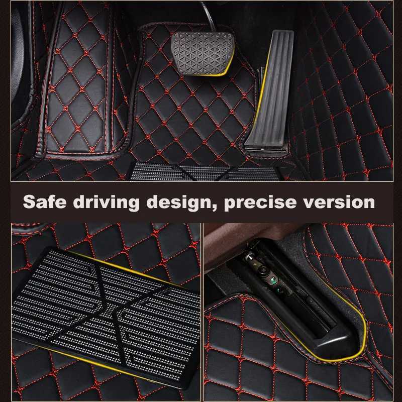 Autohome Car Floor Mats For FIAT 500L 2014-2018 Year Upgraded Version Foot Coche Accessories Carpetscustomized S25719