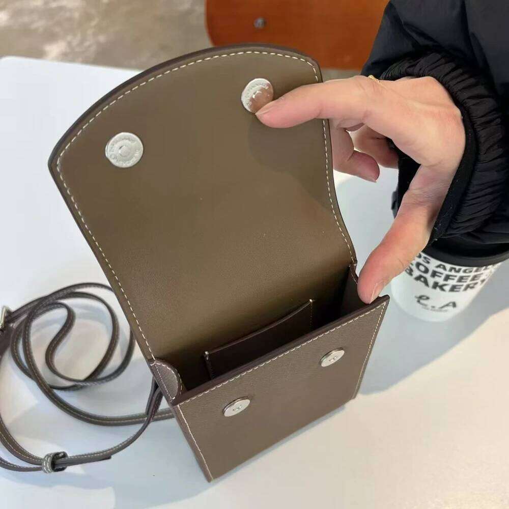 Fashion Palm Leather Phone Custom Letters Small Sling Shoulder Bag Personalize Name Women Crossbody New Handbag