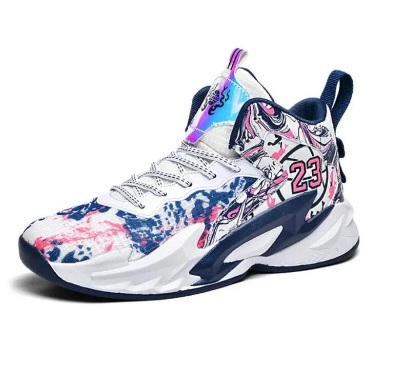 Top 24 and 23 Basketball Shoes sneaker Casual Black Purple Shock-Absorbing Non-Slip Sports Sneakers Z 7.2-3