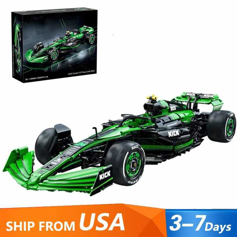 Technical KICK SAUBER F1 C44 Sports Model Car Set 1 8 Racing Car Kits Model 2553PCS Building Blocks Car Lovers Muscle Car Fans R250718