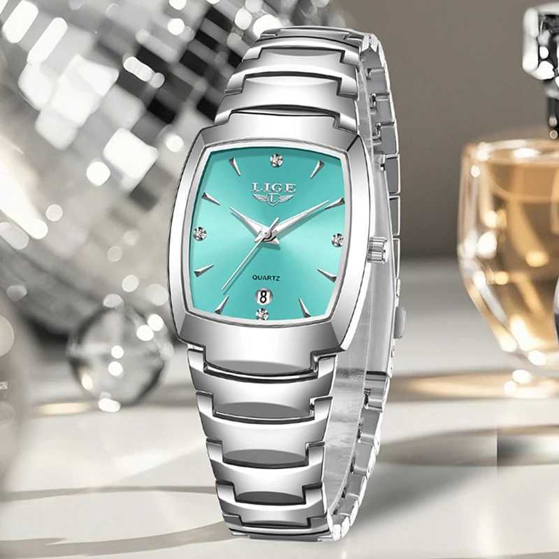 LIGE New Ladies Waterproof Watch Luxury Stainless Steel Women Watches Creative Fashion Original Elegant Quartz Wristwatch Gift W250718