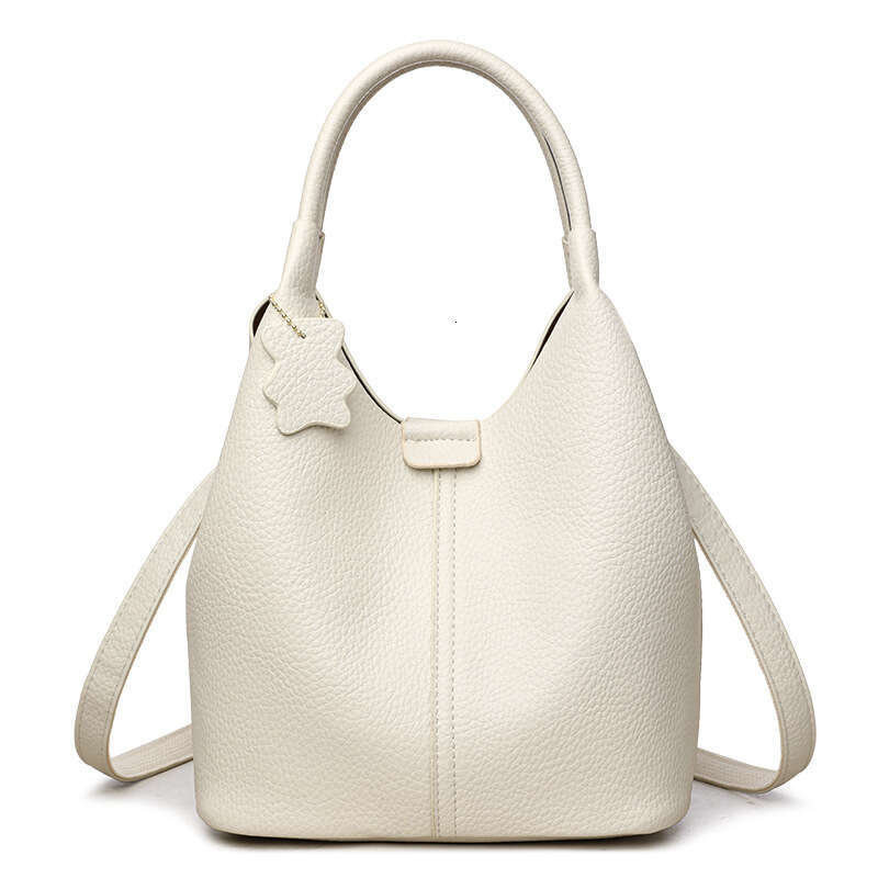 French Style Handbag High-end Genuine Women's Small New Versatile Tote Soft Leather Fashionable Crossbody Bag