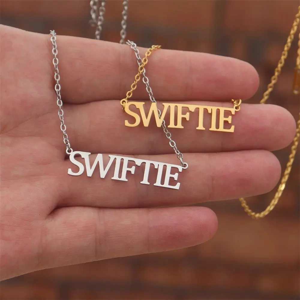 Stainss Steel Taylor Choker Necklace Jewelry Folklore Reputation Necklaces Lover Fearss Collier Acier Inoxydabs Fme W250718