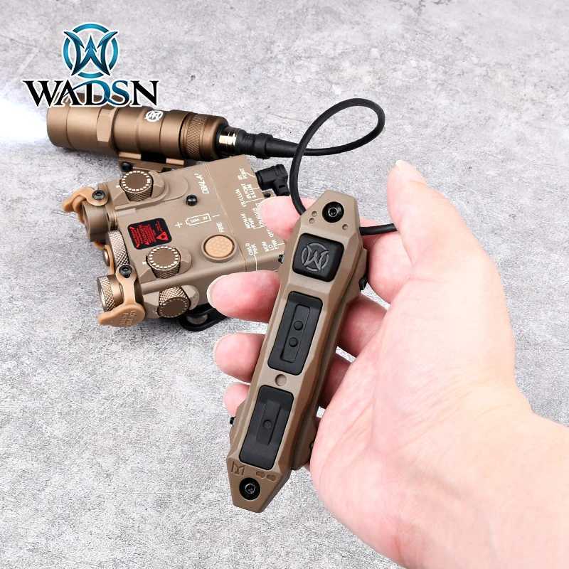Tactical Augmented Pure Red Dual Function Switch for Mlok Keymod DBAL A2 PEQ 15 NGAL MAWL Flashlight Weapon Scout LightXJ250718