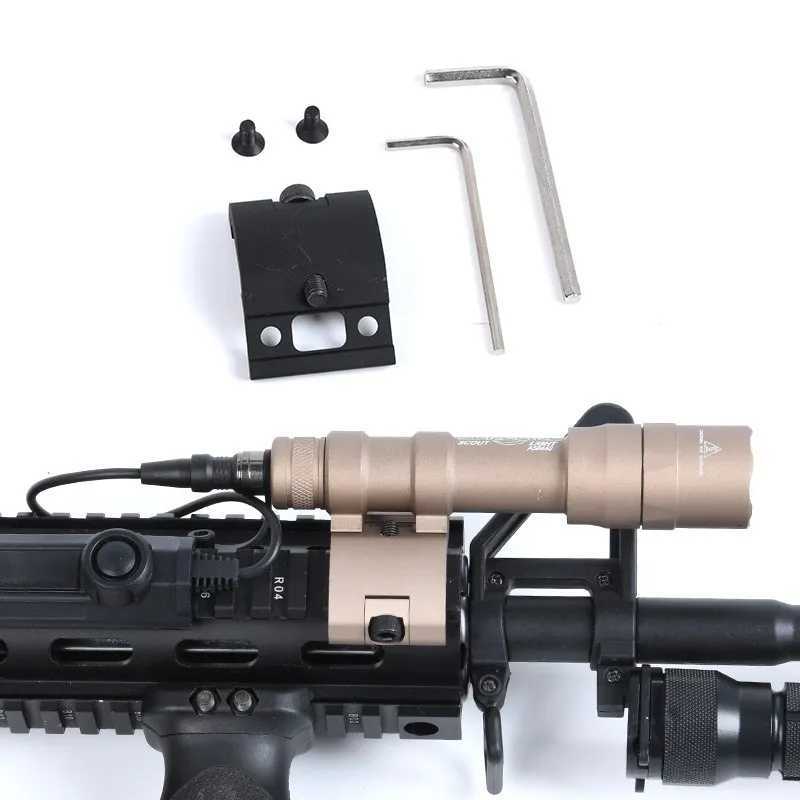 Surir Airsoft M600 M600C Weapon Light Flashlight M300A Tactical Hunting Weapon With Offset Mount Base XJ250718