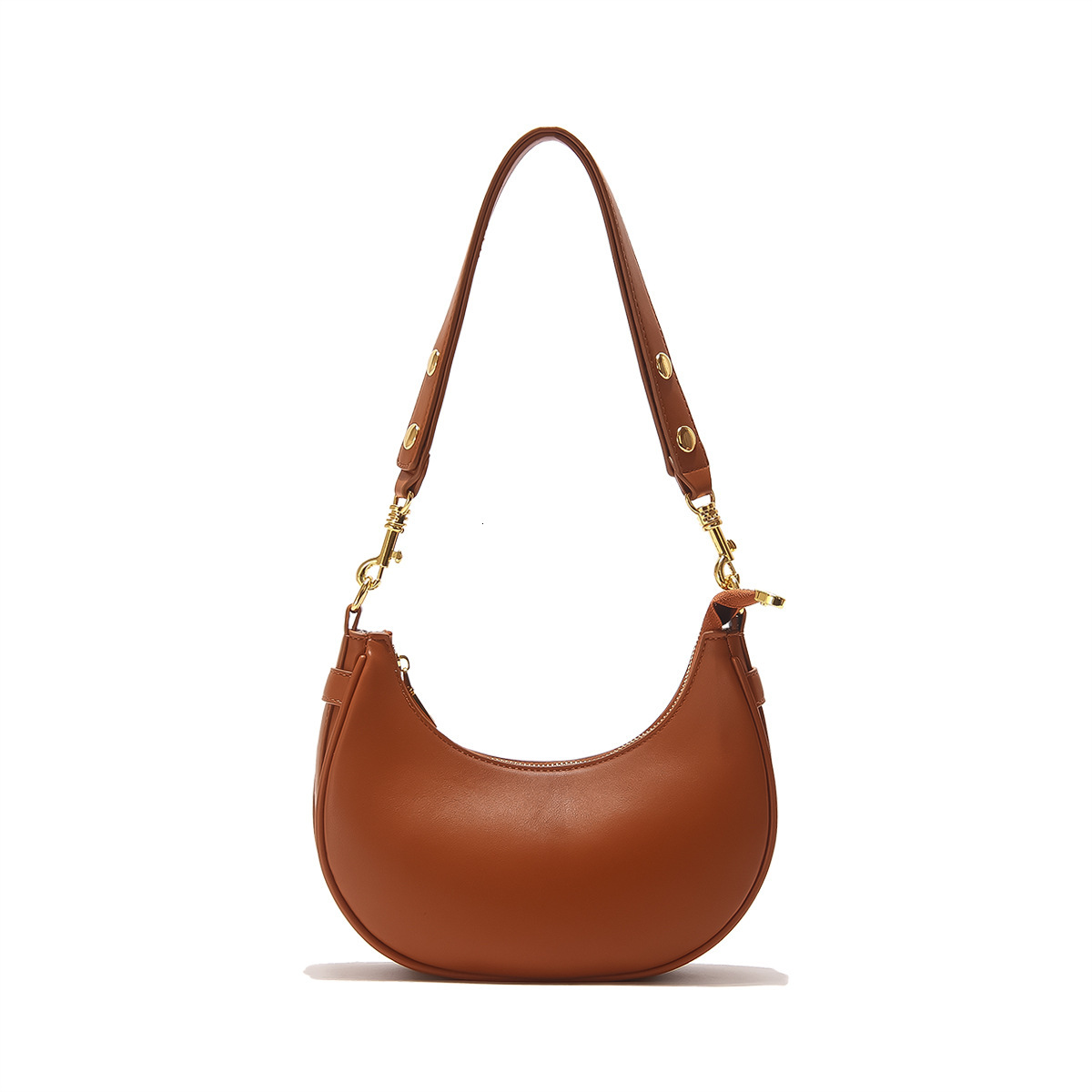 2025 Spring Women's Designer Bag New French Niche Design Bag Outdoor Leisure Underarm Bag High End Soft Leather Shoulder Bag