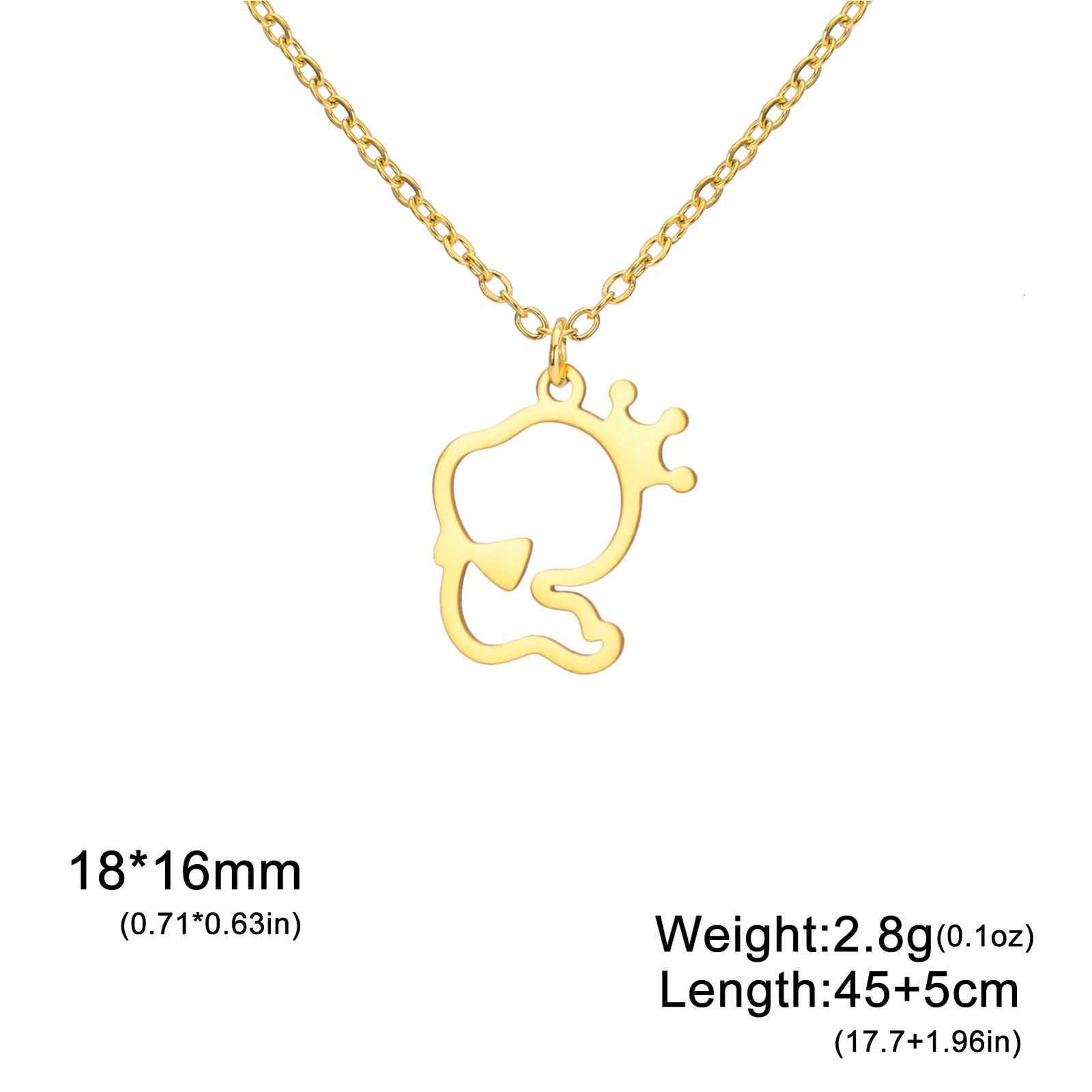 Cazador Cute Snake with Crown Bowtie Necklace Stainless Steel Pendant Necklaces for Women Girl Jewelry Birthday Gifts 2025 New W250718