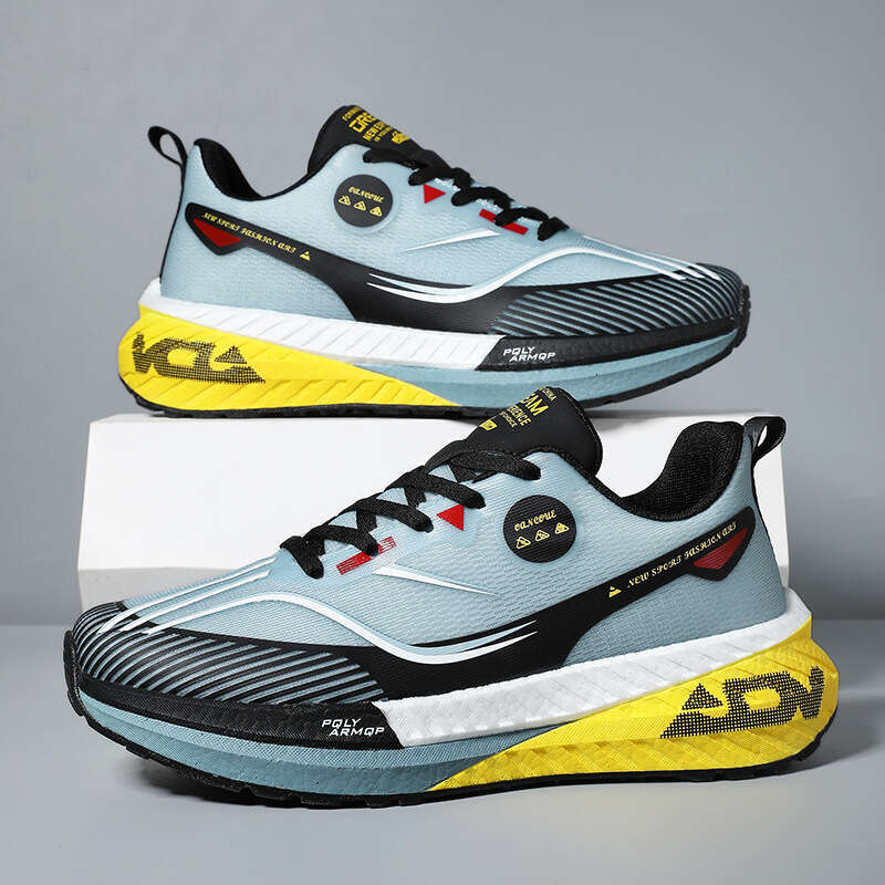 2025 Spring New Men's Trail Lightweight Shock Absorption Non-Slip Sports Youth Carbon Plate Running Shoes Men