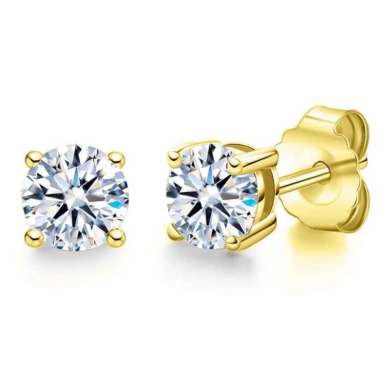 925 Sterling Silver 3mm 4mm 5mm 6mm 7mm Ins CZ Zircon Stud Earrings for Women 18k Gold Plated Fine Jewelry Gift for Girls XJ250718