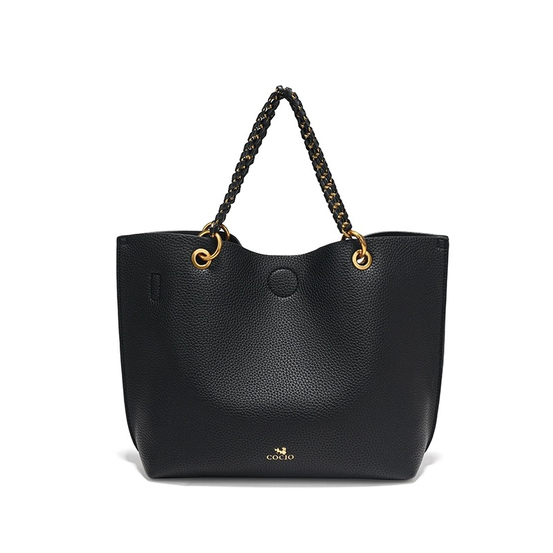 COCIO designer Shoulder Bags New Handheld Tote Bag Soft Leather Commuter Casual Womens Bag Versatile