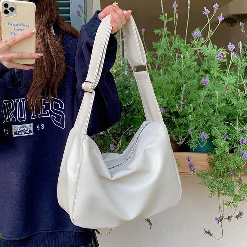 Luxury Design PU Leather Women Shoulder Underarm Bags Casual Solid Color Large Capacity Top-Handle Handbags Ladies Shoulder Bags Y250718