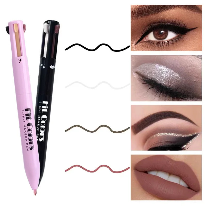 4 - in - 1 Silky Eye Shadow Eyeliner Pen Durable Easy To Apply Waterproof And Sweat Resistant Eye Cosmetics 250717