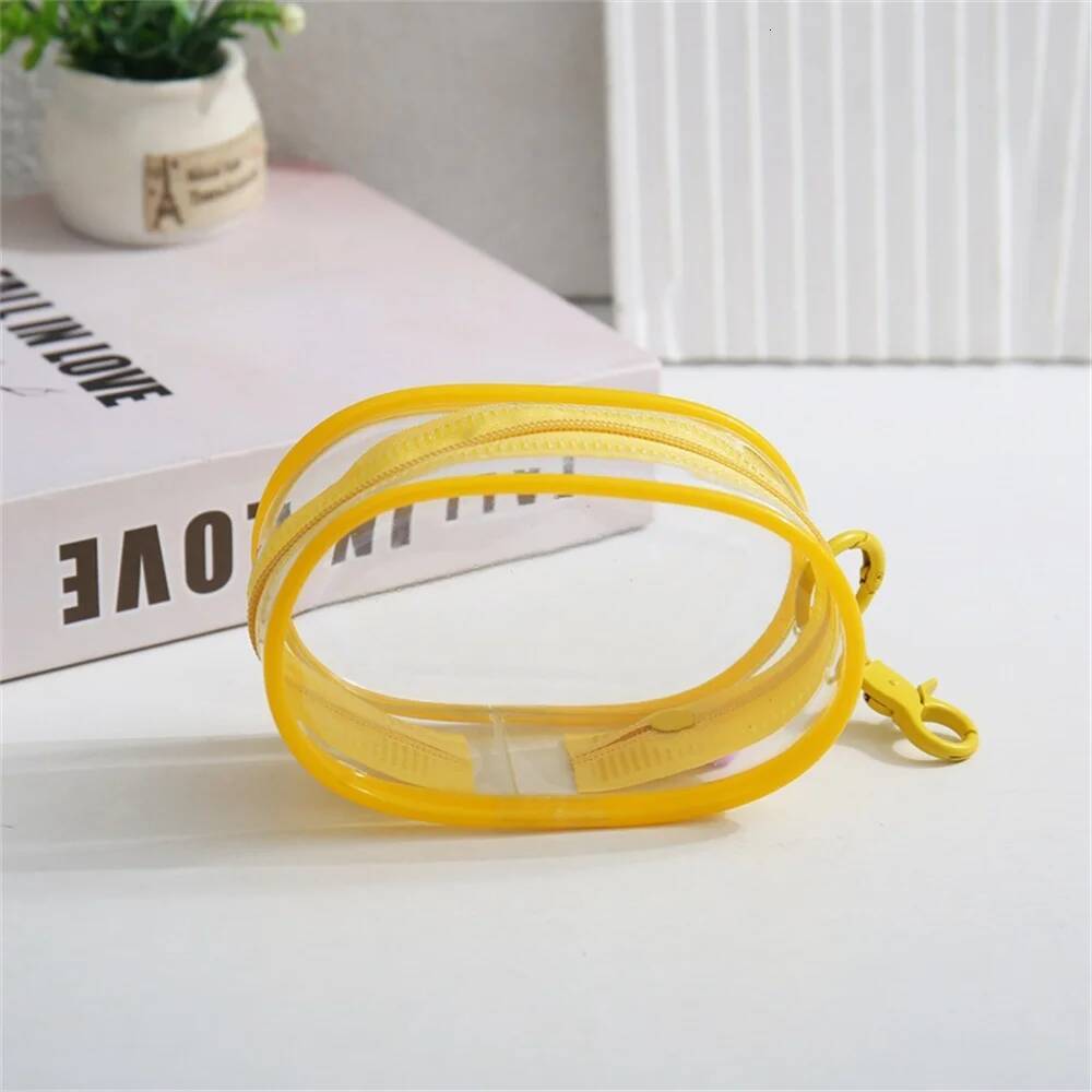 Color Clear Zipper Coin Purse Storage Bag Children Toy Mystery Box Organizer Earphones Chargers Pouch Gift Bags Dustproof Case