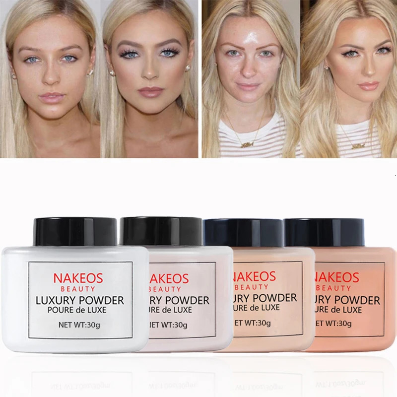 Banana Scented Loose Setting Powder - Long-Lasting Waterproof Sweat-Proof Oil-Controlling Lightweight Suitable for All Skin Tone 250716