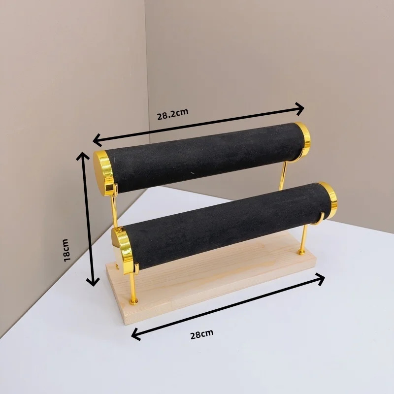 Detachable Bracelet Holder Jewelry Storage Stand with Wooden Tray Jewelry Holder for Jewelry Display 250717