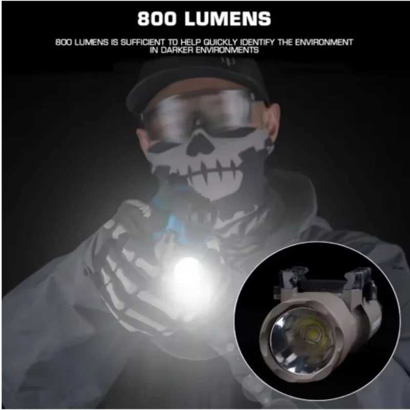 Tactical Surir Sty X300U X300 Ultra X300U-A Flashlight for Pistol Light Airsoft Helmet Light Weapon Torch Strobe 800 LumensXJ250718