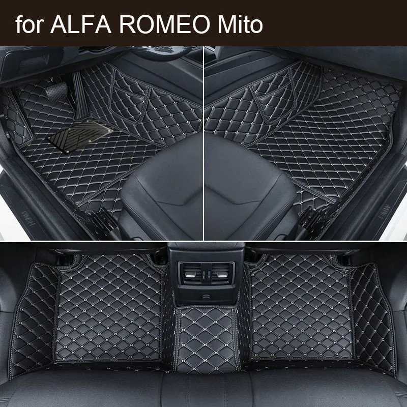 Car Floor Mats for ALFA ROMEO Mito 2009-2016 Accessories Customized Auto Carpets S25719