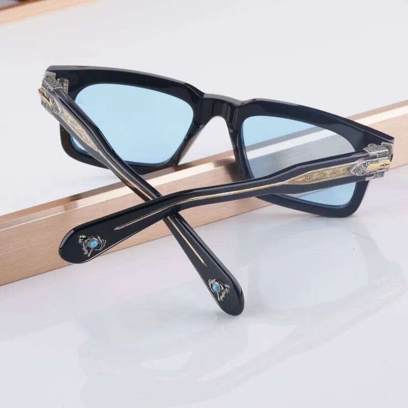 BEEDERE Fashion Trend Vintage Sunglasses Solid Thick Acetate UV400 Retro Square Style Unisex Top Quality 2025 with Case