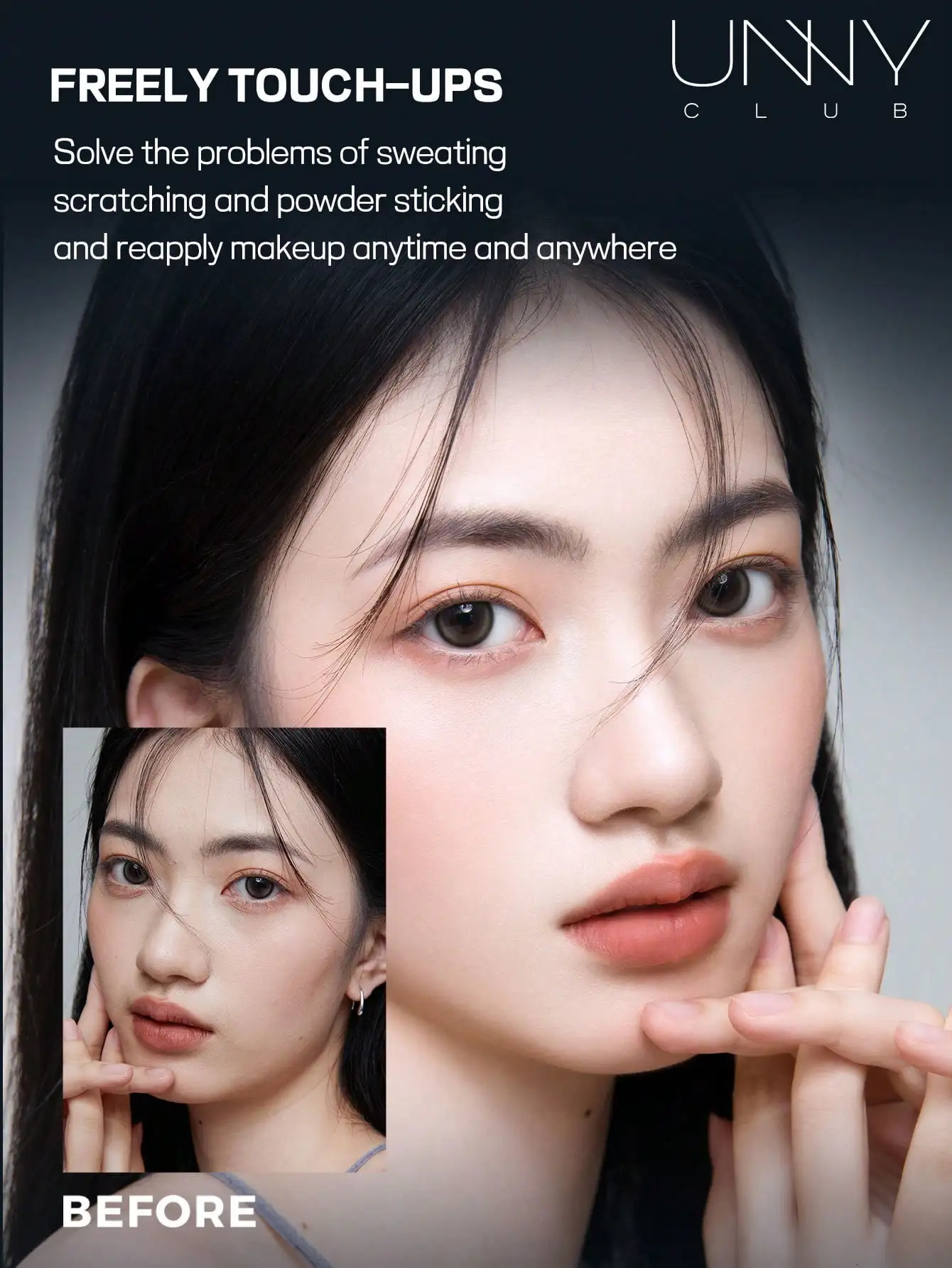 UNNY CLUB High Definition Loose Powder Setting Powder Oil Control Mist Matte Soft Lightweight Long-Lasting Focus Effect 250716