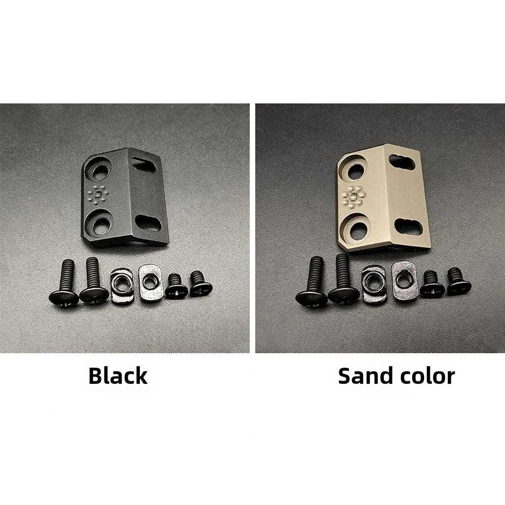 300 600 Tactical Flashlight D Light Side Mount Base Mlok Rail Metal Cherry Blossom Base Anodized Engraving Outdoor Gear XJ250718