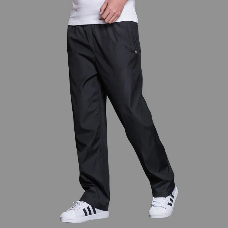 Spring Summer Mens Sportwear Casual Mens Joggers Pants Loose Straight Trousers Large Size Sweatpants Fashion Tracksuit Men 250717