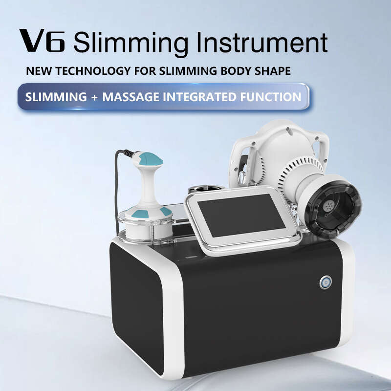 Advanced V6 Slimming Portable Vacuum Cavitation 2 in 1 Lipolysis Fat Dissolving Skin Tighten Face Lift RF Negative Pressure Dredging Body Slimming Dev