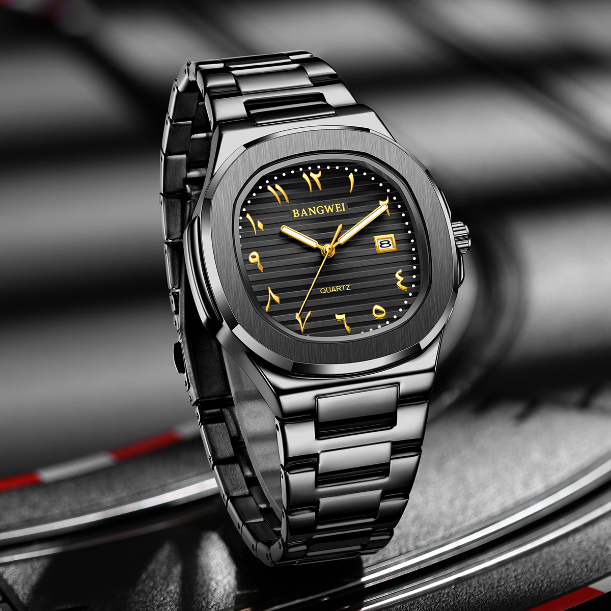 LIGE Men's Watch Fashion Sports Watch Stainless steel strap exquisite suit watches and fashion business watches 30m waterproof watches holiday gi